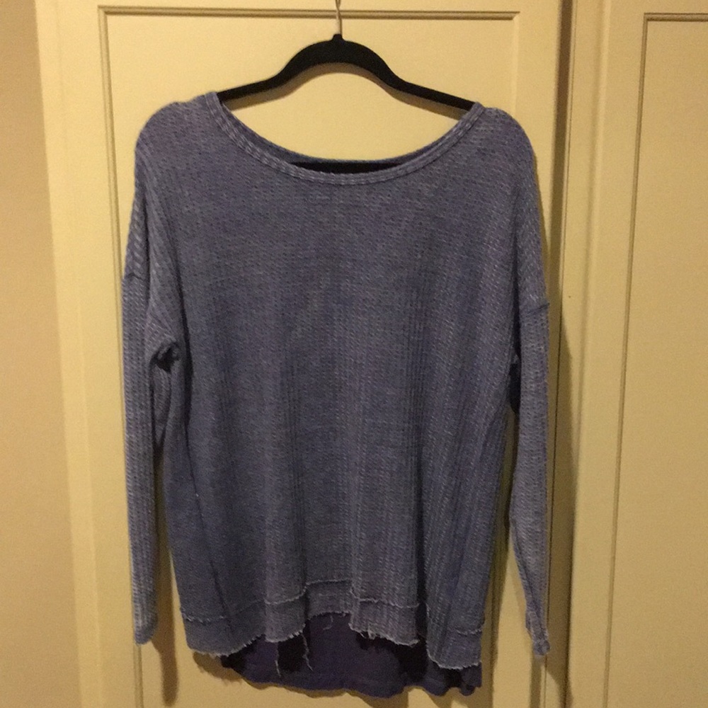 Tribal jeans Tunic Top sz S  medium blue